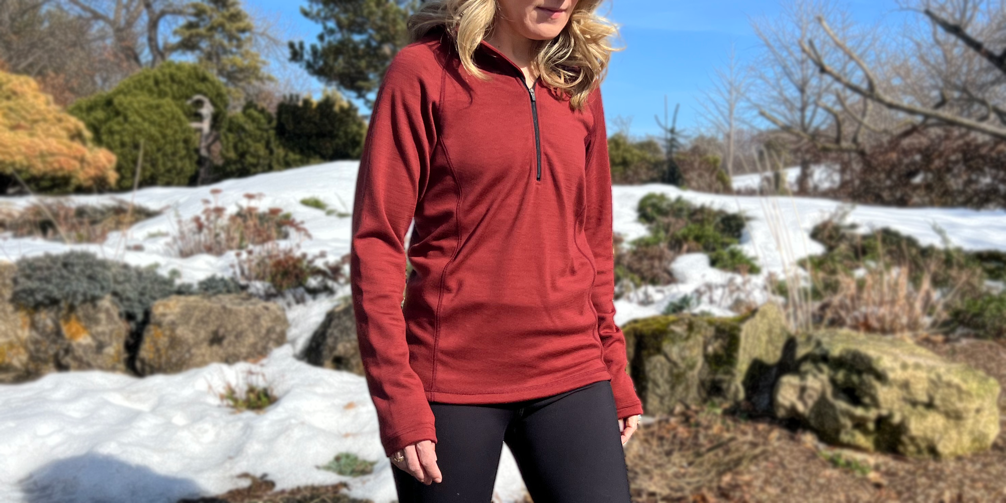 Partial Zip Merino Wool Collection