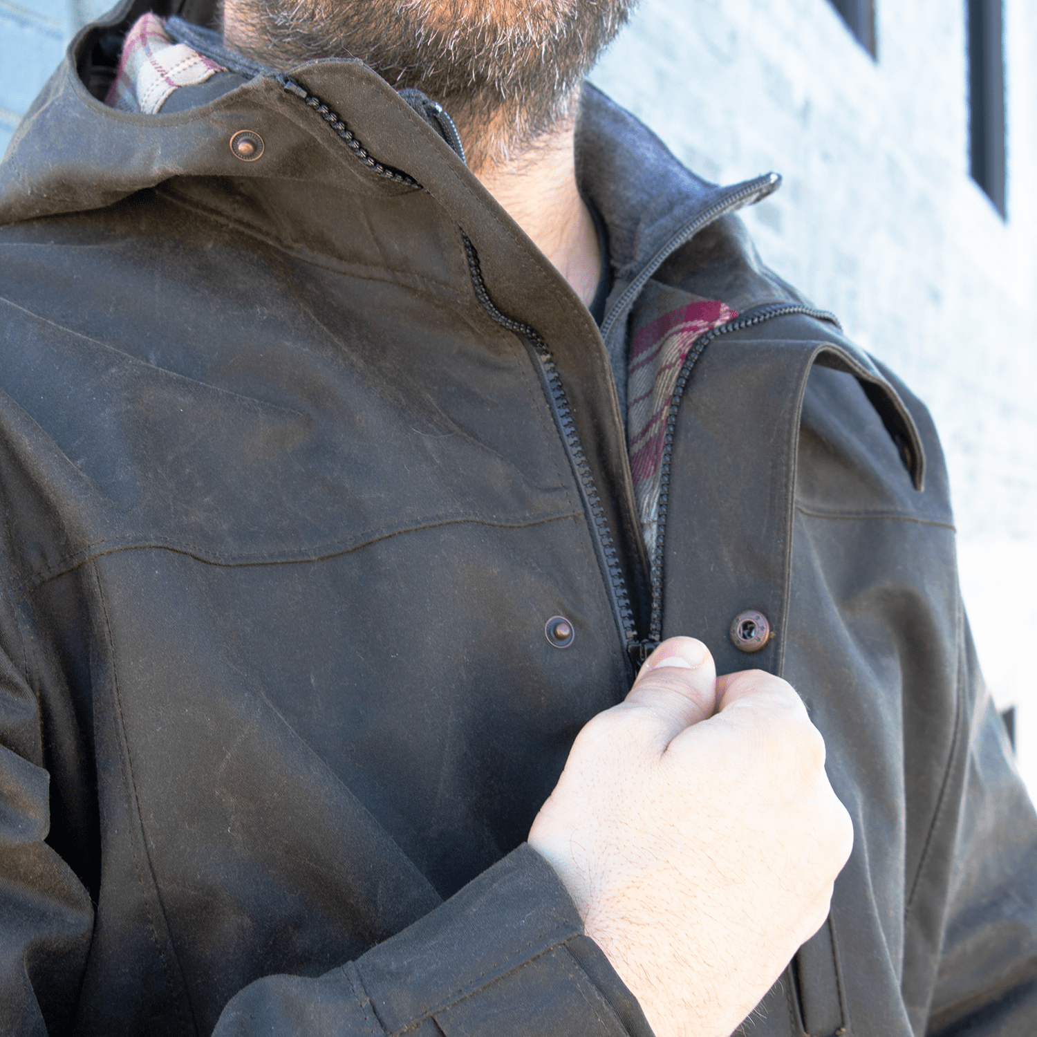 Waxed Cotton Trail Jacket Lined (Men's)