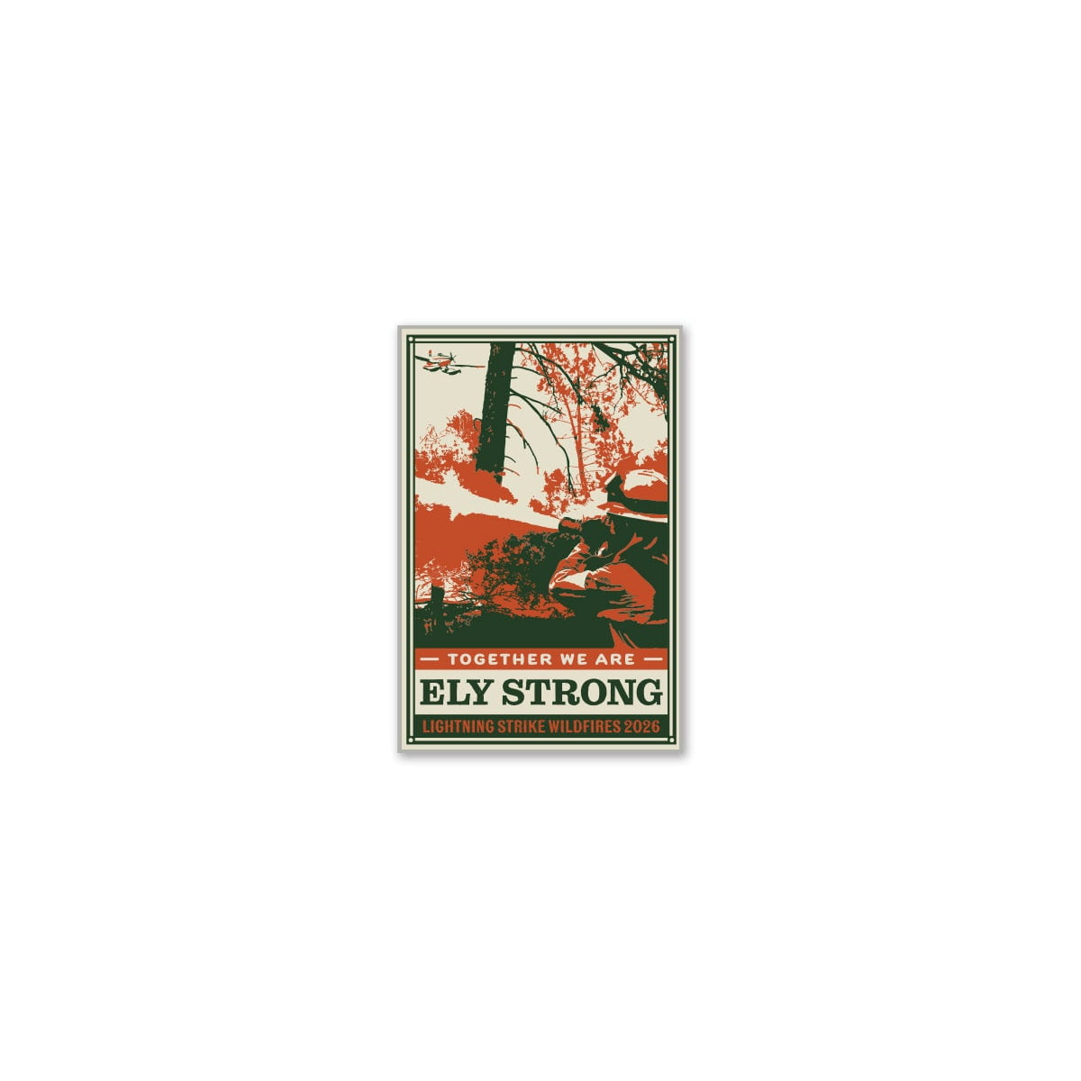 Ely Strong Sticker