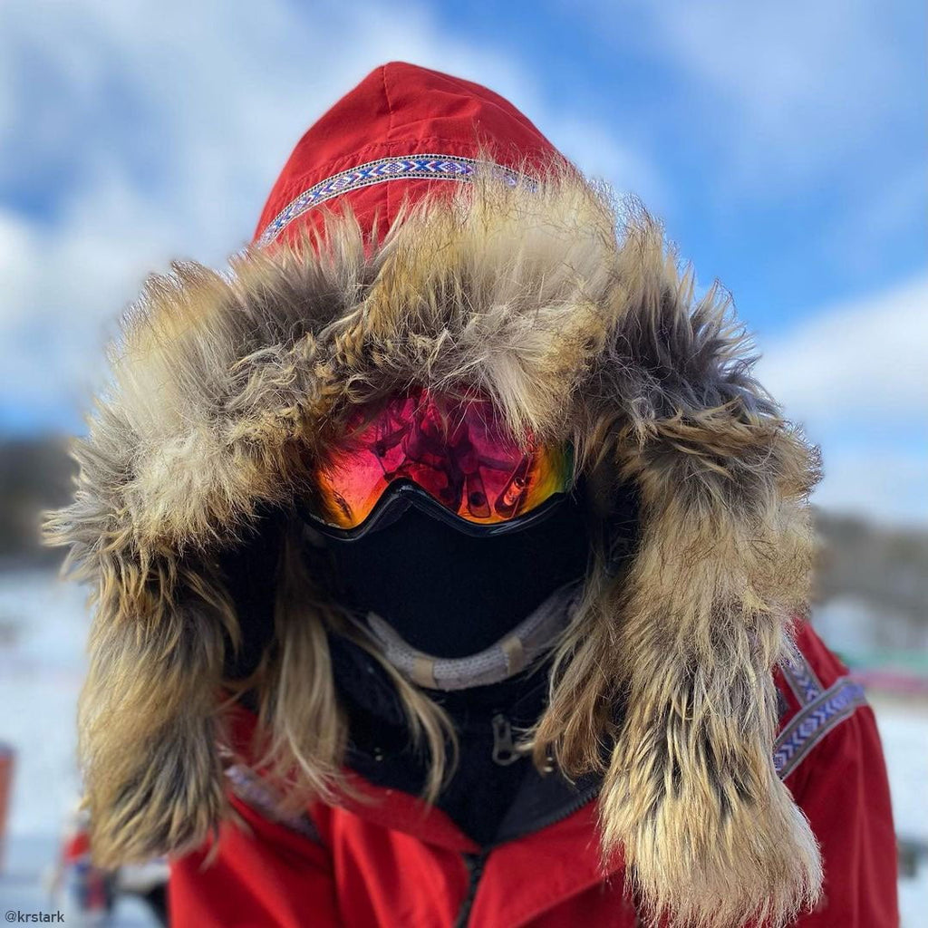Faux Fur Removable Detached for Ski Suits and Jackets Hood New Conditon FYJDI Faux Fur Trim for Hood Replacement Detachable Fur Hood  main image 4