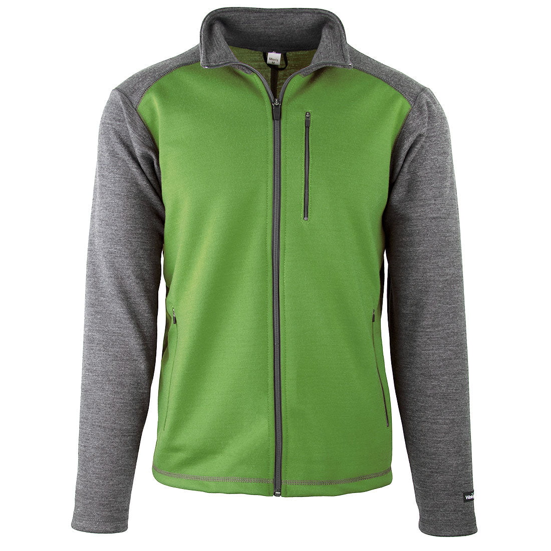 Leaf Green Heather Gray