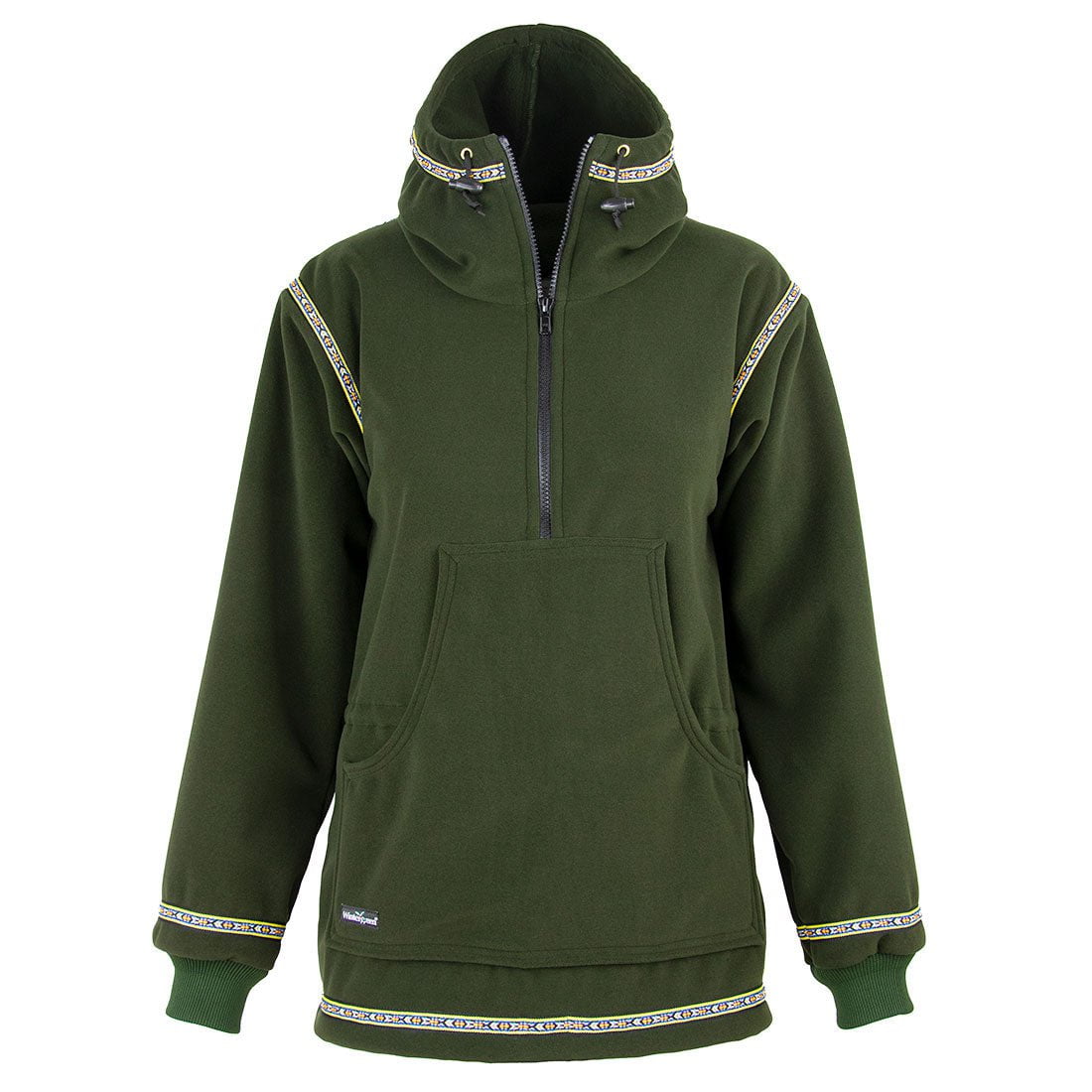 Expedition Fleece Anorak Partial Zip (Women's)-Made in Ely, MN.