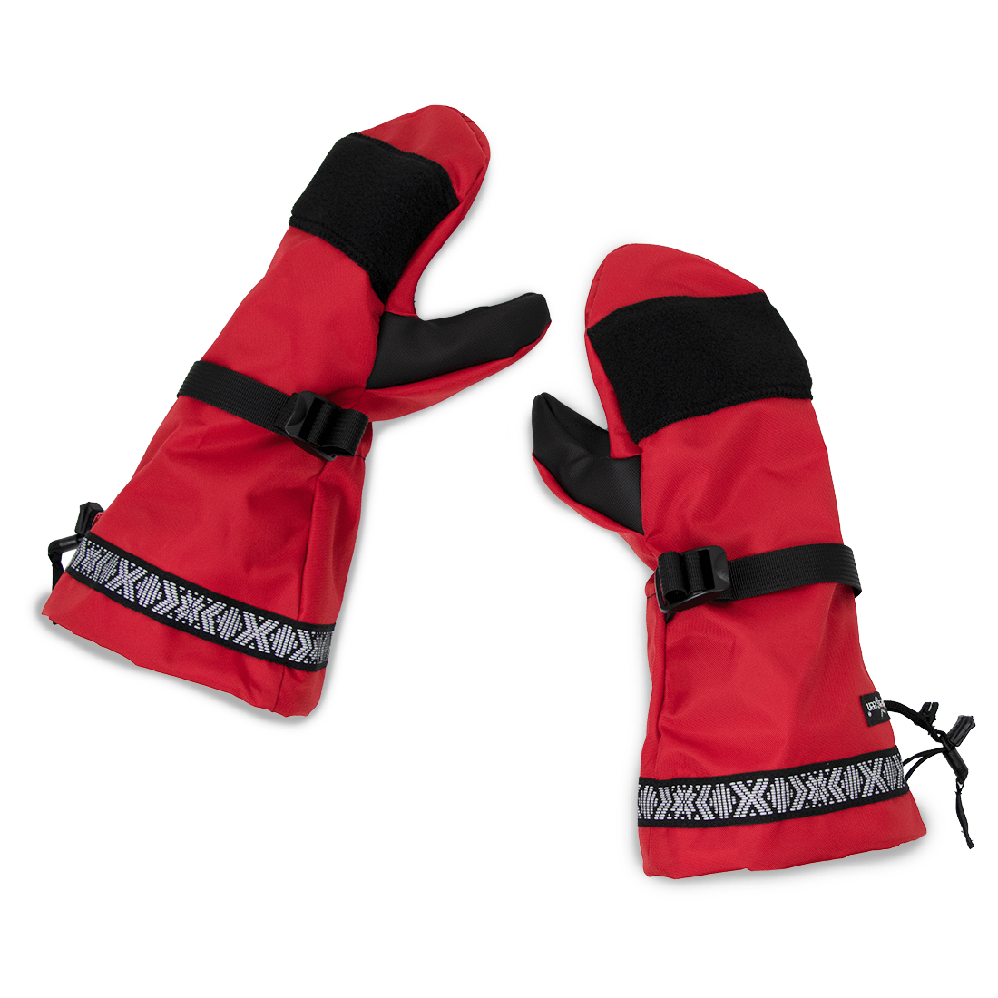 Wintergreen Shell Overmitts (Unisex)-Made in Ely, MN. X-Large / Black Shell (Black Trim)