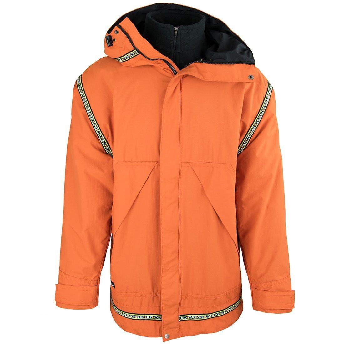 Burnt orange ski jacket sale