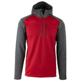 Deep Red Heather Gray